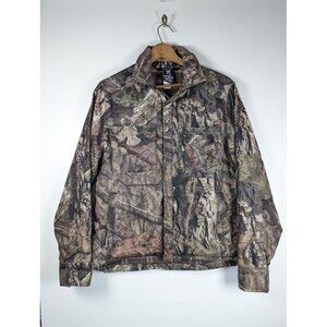 Browning Hell's Canyon Jacket‎ Size Medium Flannel Lined Camo Mossy Oak Breakout